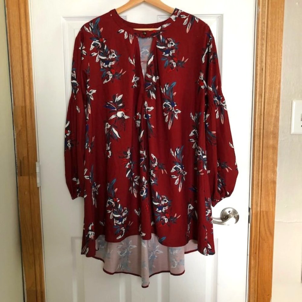SHEIN Floral Asymmetrical Dress